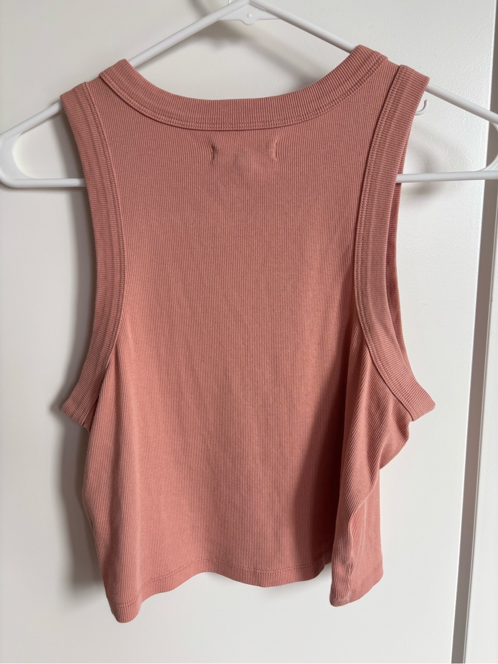 Madewell Dusty Rose Ribbed Crop Tank - Picture 3 of 3